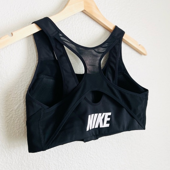 NIKE Dri-FIT Shape Bra Women Medium Black - Picture 6 of 9